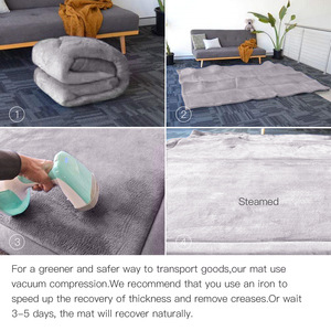 <span class=keywords><strong>Tapis</strong></span> <span class=keywords><strong>de</strong></span> jeu pour bébé avec intérieur en mousse à mémoire <span class=keywords><strong>de</strong></span> forme en polaire corail, antidérapant, rectangulaire, tatami, <span class=keywords><strong>tapis</strong></span> <span class=keywords><strong>de</strong></span> <span class=keywords><strong>sol</strong></span> - Product Image 3