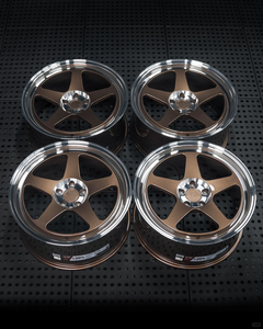 Rines de Aleación Forjados CD-507, Diseño Cóncavo Profundo, 5x112/5x130, Acabado Bronce con Borde Pulido, <span class=keywords><strong>17</strong></span>-24 Pulgadas, para BMW/Porsche/Honda/Toyota - Product Image 6