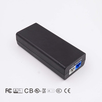 Fuente de Alimentación Pasiva Poe de Escritorio 24W 35W 1A 1.5A 1.8A 19V 24V 48V Adaptador de Corriente AC/DC Inyector Poe para Cámara IP CCTV