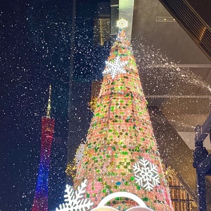 Christmas <strong>Tree</strong> with <strong>Led</strong> <strong>Lights</strong> 10m 20m Christmas <strong>Tree</strong> for Holiday Events Decoration - Product Image 5