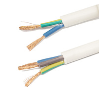 Cable Eléctrico Multifilar Aislado en PVC, Cable Flexible de Alimentación RVV con Bajo Contenido de Cobre