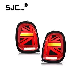 SJC High Quality For BMW mini F56 Cooper F55 F57 2007-2010 tail lamp assembly Plug and Play Full LED rear brake turning lights