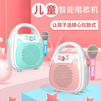 Haut-parleur de karaoké portable rechargeable pour machine à karaoké avec microphone BT/carte mémoire/lumières de connectivité USB