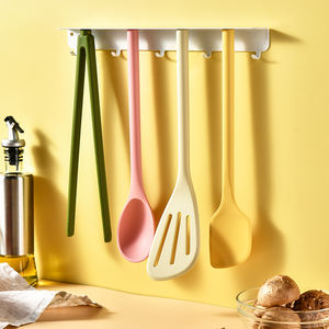 Premium vendita calda con coda magnetica in Silicone pieno avvolti utensili da cucina Set di pentole da 5 pezzi per <span class=keywords><strong>Chef</strong></span> domestico, utensili da cucina - Product Image 3