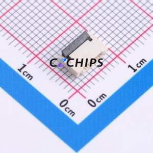 HW0520010-082R-001 FFC/FPC Connector SMD,P=0.5mm,Horizontal Mount Connector Flip Cover Type Double Side Contact / Top Bottom - Product Image 1