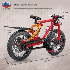 Kaizhi KY1119 Gaobole Blocs de construction Moto Ornement en plastique ABS Jouet éducatif à assembler pour garçons de 0 à 3 mois - Product Image 4