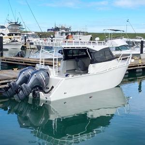 Sea King เรือยอชท์25ft ราคาถูก, เรือลาดตระเวนเรืออะลูมิเนียมพร้อมฮาร์ดท็อปแบบขยาย - Product Image 5