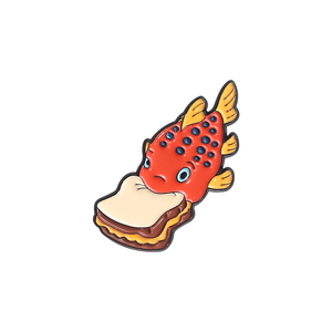Cartoon Cute Pudge steuert das Wetter Goldfisch Emaille Pin benutzer definierte Anime Filme Brosche Revers Rucksack Abzeichen Schmuck Geschenk für Kinder - Product Image 4