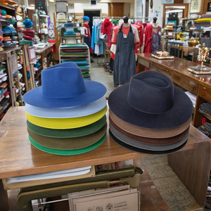 Tùy Chỉnh Kích Thước Len Cảm Thấy Fedora <span class=keywords><strong>Hat</strong></span> Trống Hot Bán Hình Dạng Phổ Biến Cứng Cứng Rộng Brim Fedora Mũ Cho Phụ Nữ Người Đàn Ông Thời Trang Ăn Mặc - Product Image 3