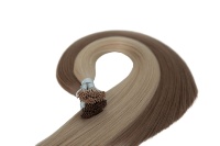 Extensions de cheveux naturels I-Tip à micro-anneaux 100% vierges Remy double épaisseur, pointes épaisses et volumineuses, qualité salon