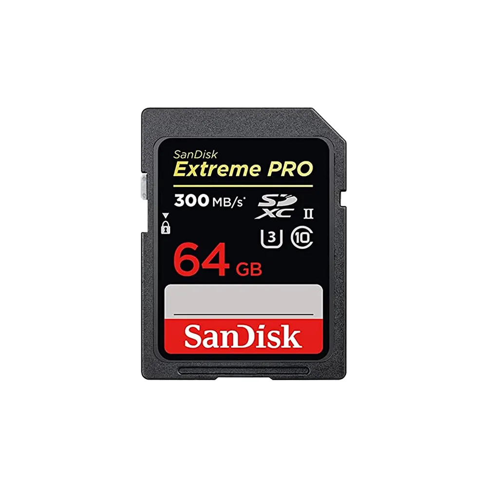 การ์ดหน่วยความจำ SD การ์ดหน่วยความจำ UHS-II Extreme Pro ขนาด64GB SDSDXDK-064G-GN4IN