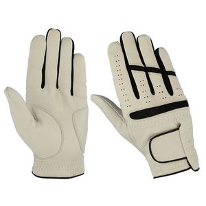 Guantes de golf de mano izquierda con logotipo personalizado profesional, piel de oveja Cabretta de la mejor calidad con PU para deportes y ciclismo, precio - Product Image 3