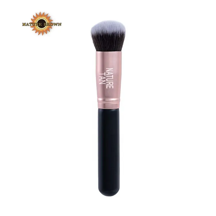 Makeup Brush Manufacturer New Fashion Duluxe Bronze Tan Facial Tanning Brush And Kabuki Foundation Concealer Makeup Buffer Brush