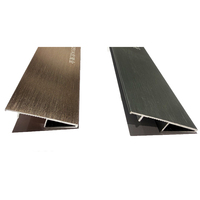 Profilé de bordure en aluminium pour panneau de meuble de 18 mm, profilé de bordure en aluminium pour porte, profilé de bordure en aluminium pour plateau de table de bureau