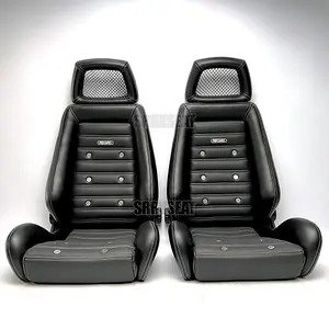 RECAROLXB BLACK RETRO AMBLA Very Good Condition Racing Car Seats For Home Setting Made From Metal Foam Fabric Non-Woven