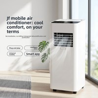 Mini climatiseur portable électrique 1P, refroidissement sans installation requise, certifié CE CB, compresseur, télécommande, garantie 1 an