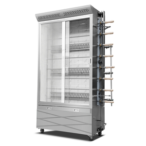 <span class=keywords><strong>Rôtissoire</strong></span> de <span class=keywords><strong>poulet</strong></span> à gaz robuste SS5B avec conception <span class=keywords><strong>verticale</strong></span> et fonction de rotation automatique pour une cuisson uniforme - Product Image 5