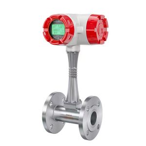 メーカーのデジタル渦流量計ステンレス鋼構造ガス空気水質量流量計算LCDディスプレイ-OEM - Product Image 4