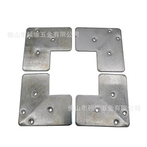 Supports d'angle en aluminium 73x41x2mm, fixation murale non amovible pour quincaillerie de placard et d'armoire - Product Image 3