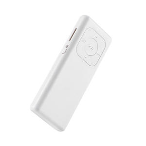 Lecteur MP3 ultra-fin à bouton-poussoir, lecteur de musique portable avec 7 heures d'autonomie, haut-parleur intégré et prise en charge de la carte TF - Product Image 1