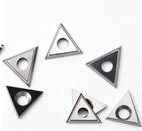 10 inserts triangulaires indexables en carbure 22x19x2mm 30 °   Lames de rechange à rainure en V pour fraiseuse CNC et fraise à bois