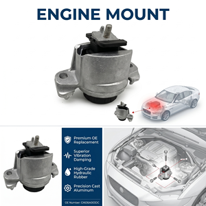 Support de fixation moteur gauche et droit compatible avec <span class=keywords><strong>JAGUAR</strong></span> XJ XF <span class=keywords><strong>F</strong></span>-<span class=keywords><strong>PACE</strong></span> XE 2.0L T2H7441 T2H8171 GX636A003DC - Product Image 6