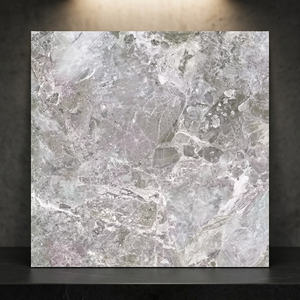Emperador Crystal 600x600mm Glossy Porcelain Floor <b>Tiles</b> Marble Effect 24x24inch Design - Product Image 4