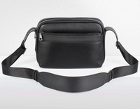 Sac à bandoulière antivol pour homme en cuir véritable, sac à bandoulière de luxe Fipilock avec serrure à empreintes digitales