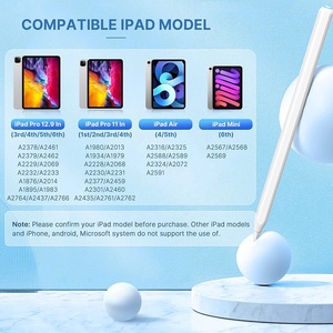 Venta al por mayor de fábrica Interruptor táctil capacitivo Aleación de aluminio Palm Rejection Lápiz óptico magnético para Ios Ipad Appl Pencil - Product Image 5