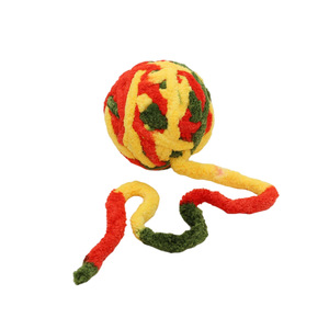 Grand jouet pour chat en peluche douce, boule de fil de 14 cm de diamètre, jeu interactif pour chats, anti-ennui, fournitures pour animaux de compagnie - Product Image 3