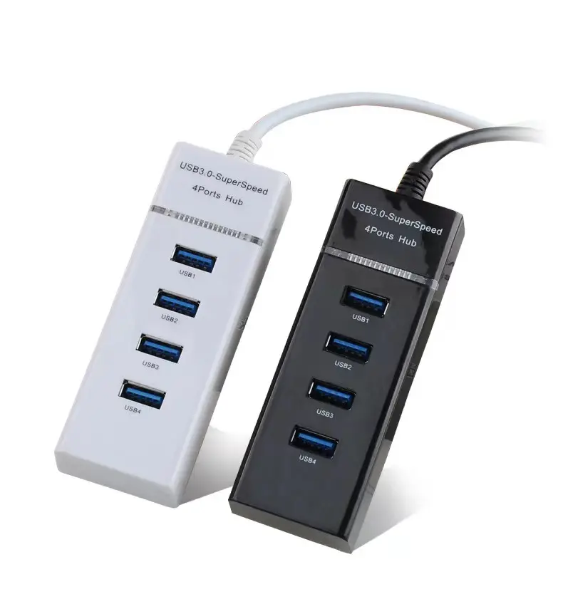 2023 New High Speed USB Desktop Hub Splitter 2.0 3.0 USB Hub 4 Ports Adapter 4 in 1 With Charging And Data Docking Station