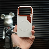 Coque de téléphone haut de gamme en alliage d'or avec clip magnétique dissipateur de chaleur, compatible iPhone 17 Pro Max, Apple 16P, anti-chute, texture 15 Pro