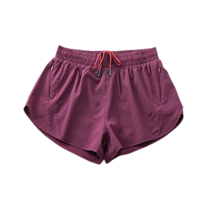 2022 Summer Athletic Gym Shorts for Women Wholesale Ladies Workout Shorts High Waist Elastic Solid Butt Lifting Running Board - Product Image 5