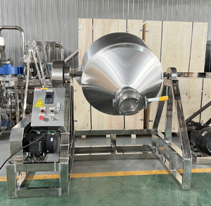 Miscelatore a Tamburo Rotante Verticale in Acciaio Inox per Prodotti Chimici, Tè, Ingredienti Secchi, Spezie, Polveri Alimentari e Detersivi in Offerta Speciale - Product Image 3