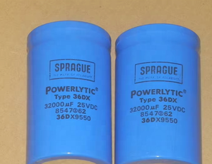 SPRAGUE 36DX 25v 32000uf Capacitor - Reliable Power
