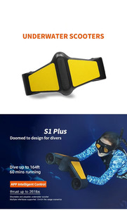 Scooter sous-marin électrique Sinodiving haute vitesse 480W, prix d'usine, sports nautiques excitants sous l'eau, fabriqué en plastique - Product Image 3