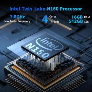 Nova Venda Quente AK10 Pro Win11 12th Intel N150 8GB DDR4 256GB SSD Mini PC Portátil para Computação On-the-go - Product Image 3