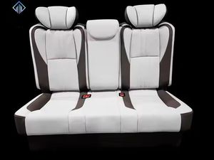 Asiento de Coche de Lujo Convertible en Sofá Cama con Función Deslizante y Reposabrazos Central, Asientos para Dormir en Autobús - Product Image 3