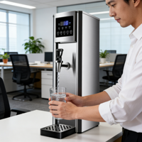 Chauffe-eau électrique commercial automatique Sunmax en acier inoxydable 2210W, facile à nettoyer et à installer, machine à eau bouillante
