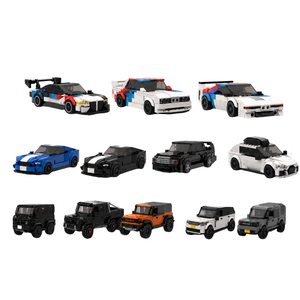 Nouveaux Kits de Construction MOC Super Voiture de Course, Briques de Construction DIY pour Modèles de Véhicules, Jouets de Construction <span class=keywords><strong>et</strong></span> Modèles de Voitures, Cadeau - Product Image 1