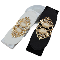 Bonne qualité Fengqi femmes ceinture élastique mode taille Wrap dames Double opale incrusté jupe décoration-pièce cheveux