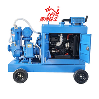 Pompa Vakum Diesel Mobile Self-priming untuk Dewatering Sumur dan Pompa Limbah