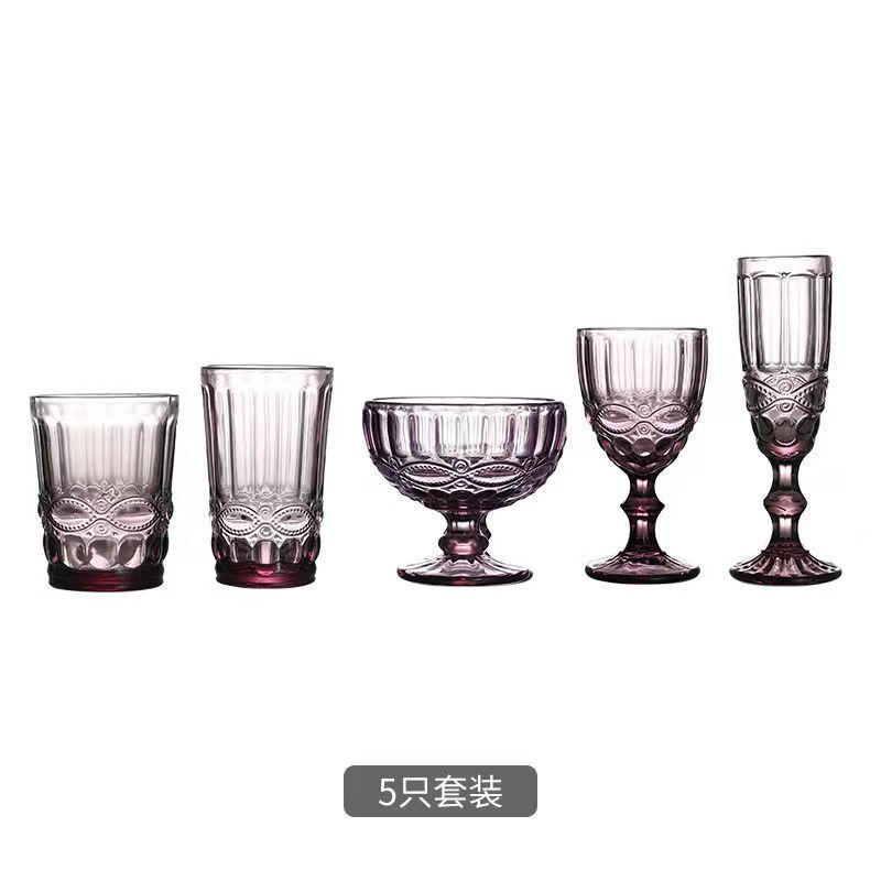 300ml machine made color glass 10oz glass cup