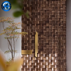 Panneaux de lattes en chêne blanc pour mur en noyer, panneaux autocollants solides, placage naturel, panneau acoustique en <span class=keywords><strong>bois</strong></span> rainuré - Product Image 3