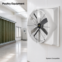 Ventilateur d'équipement avicole de haute qualité avec 6 pales en alliage et moteur BLDC pour fermes avicoles