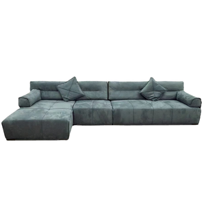 PurelyFeel Italian Minimalist Living Room <strong>Sanded</strong> Cloth <strong>Sofa</strong> Network Red Designer Fabric <strong>Sofa</strong> - Product Image 1