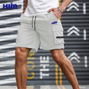 OEM vente en gros de shorts de survêtement <span class=keywords><strong>avec</strong></span> poches à rabat zippées pantalons de jogging légers shorts de fitness à cordon de serrage pour hommes shorts de course pour garçons - Product Image 5