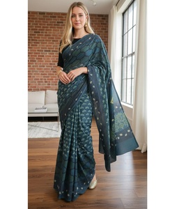 Sarees para Mujer, Ropa Tradicional Elegante Diseñada para un Estilo Moderno, Tela Duradera con Colores Ricos y un Atractivo Gracioso - Product Image 3