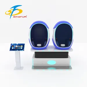 VR Manufacturer 2 Players 9d Vr Egg Chair Vr Simulator Machines For Shipping Mall