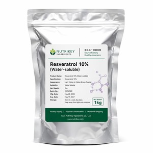 Poudre microencapsulée de resvératrol à 10 % d'<span class=keywords><strong>épicatéchine</strong></span> soluble dans l'eau de qualité alimentaire CAS 501-36-0 Extrait naturel de peau de raisin instantané - Product Image 2